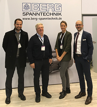 Das Team von AFMECH zusammen mit Christian Wenge auf der EuroBLECH 2018