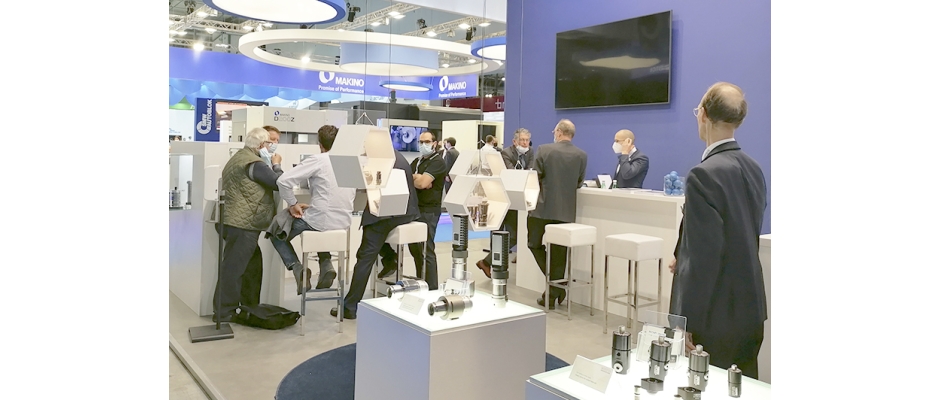 Viel los auf dem BERG-Messestand: endlich wieder persönlicher Kundenkontakt