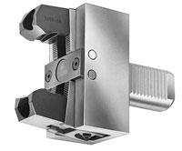 Kraftbetätigte Stangengreifer mit Spitzverzahnung
